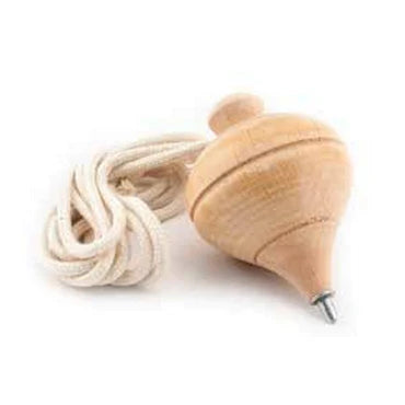 Wood Spinning Top (Piao)