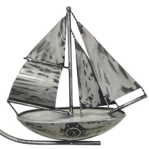 Sailboat garden stake