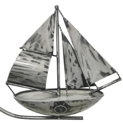 Sailboat garden stake