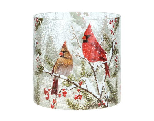 Cardinal Hurricane Vase
