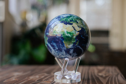 6" Mova Globe Earth with Clouds Lifestyle photo