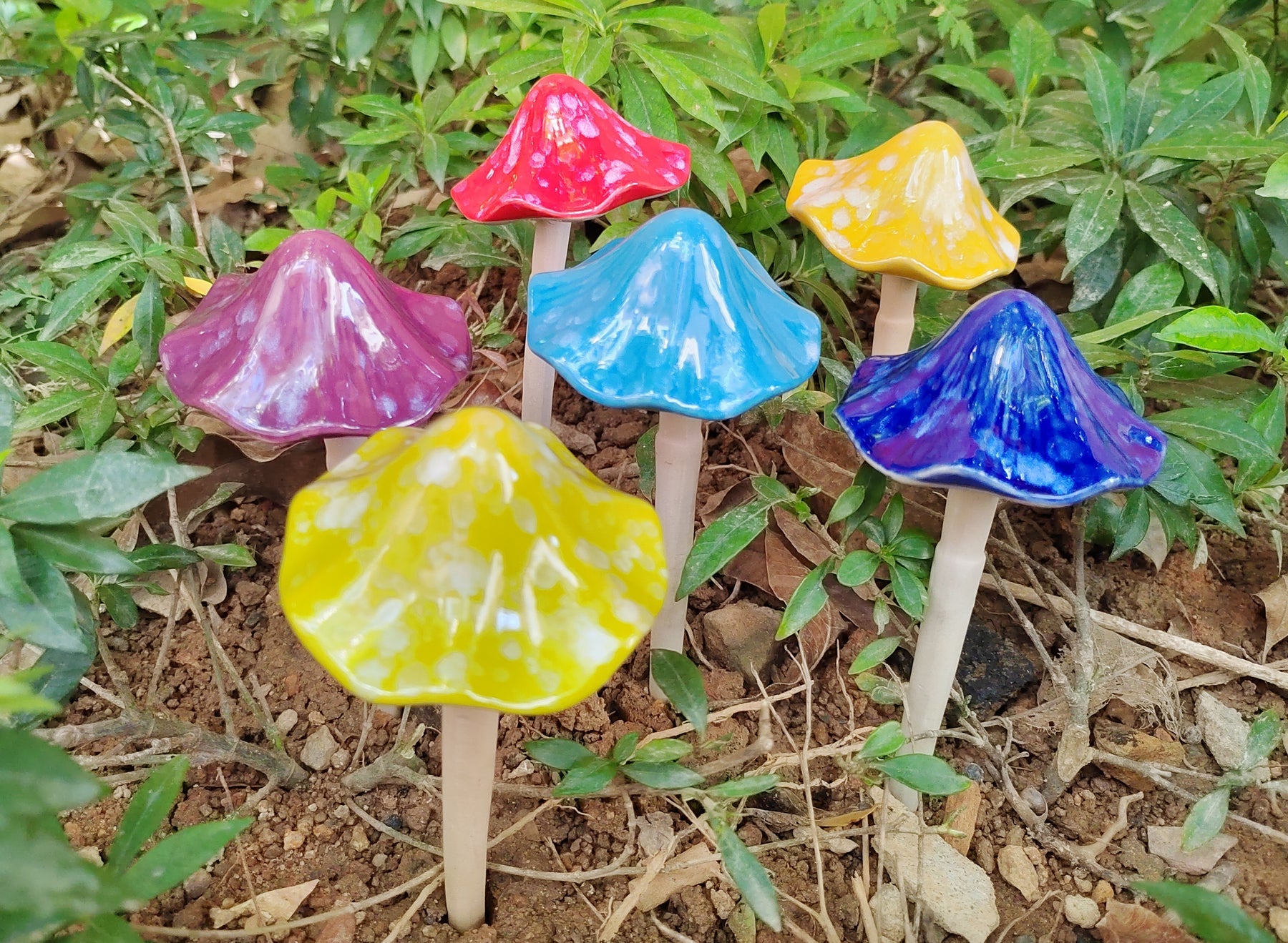 ceramic mushroom 