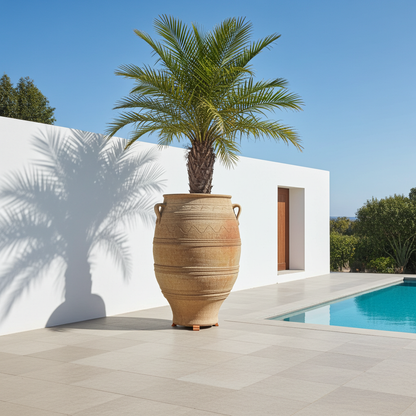 Pithari – Handcrafted Cretan Terracotta Statement Planter
