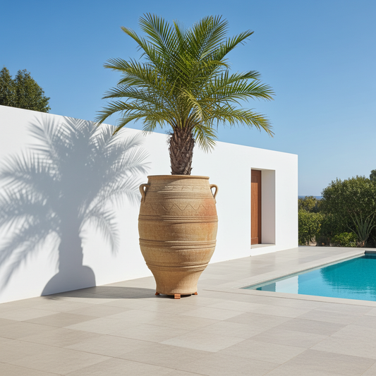Pithari – Handcrafted Cretan Terracotta Statement Planter