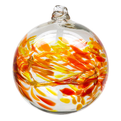 April Glass Orb - 6"