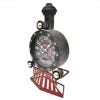 distressed locomotive table clock