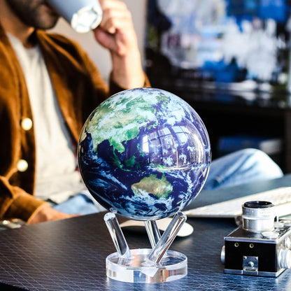 MOVA globe Earth with Clouds 4.5 inch rotating globe at Hamiltons of Pelham