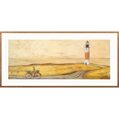 A Day of Light framed print by Sam Toft, whimsical wall art 38.75 x 18.5