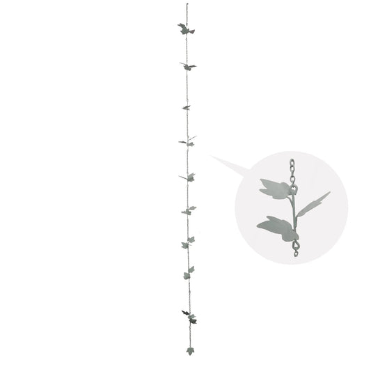 Leaf Rain Chain - green