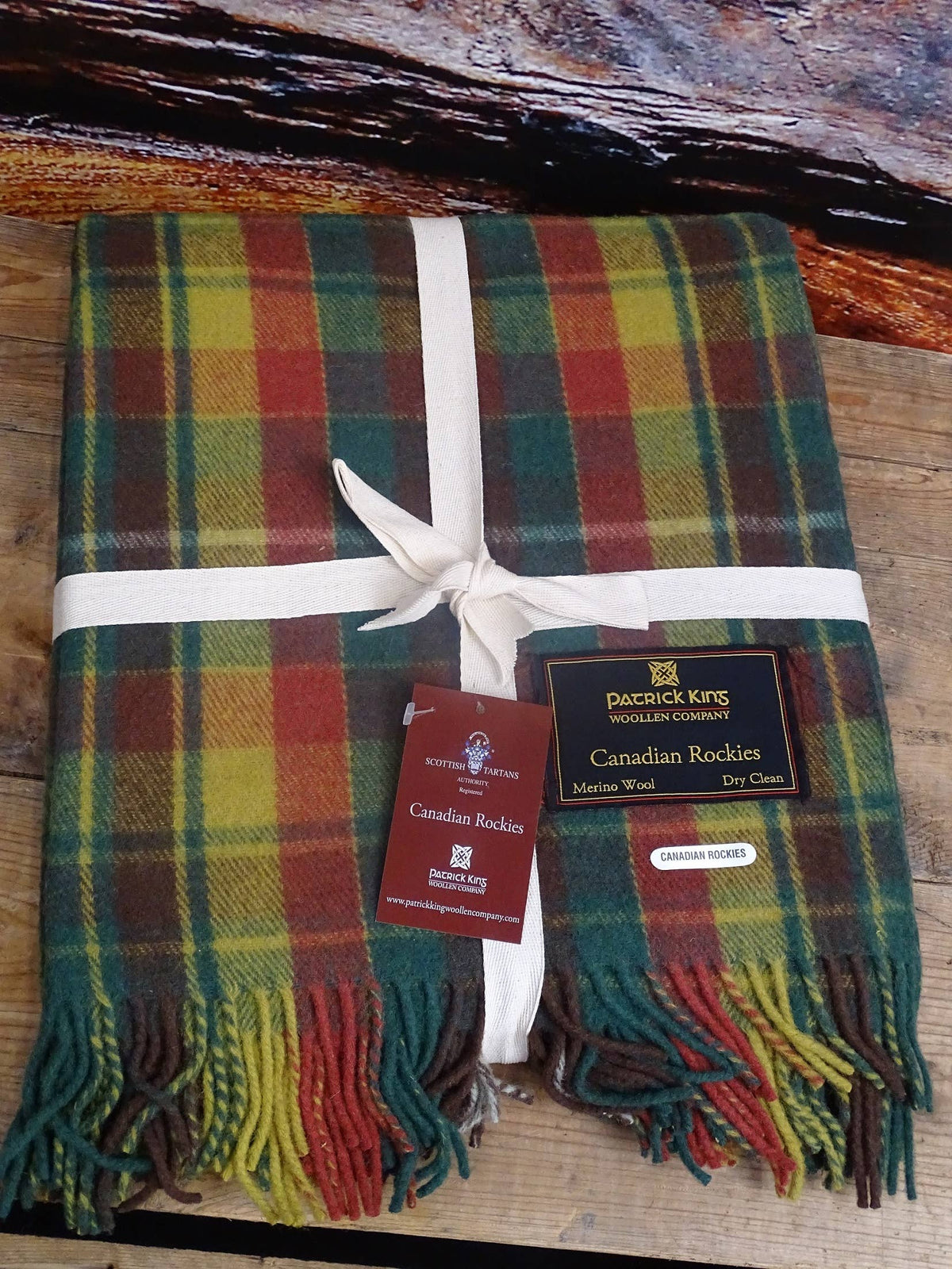 Canadian Rockies Deluxe Wool Highland Blanket