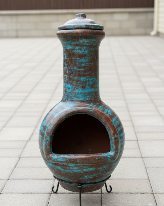 Chiminea on Patio