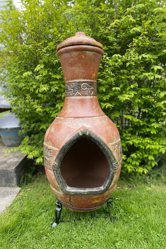 Chiminea Straightened