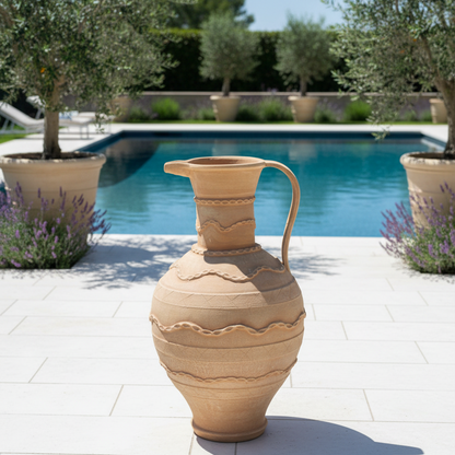 Cretan Amphora Mediterranean Poolside
