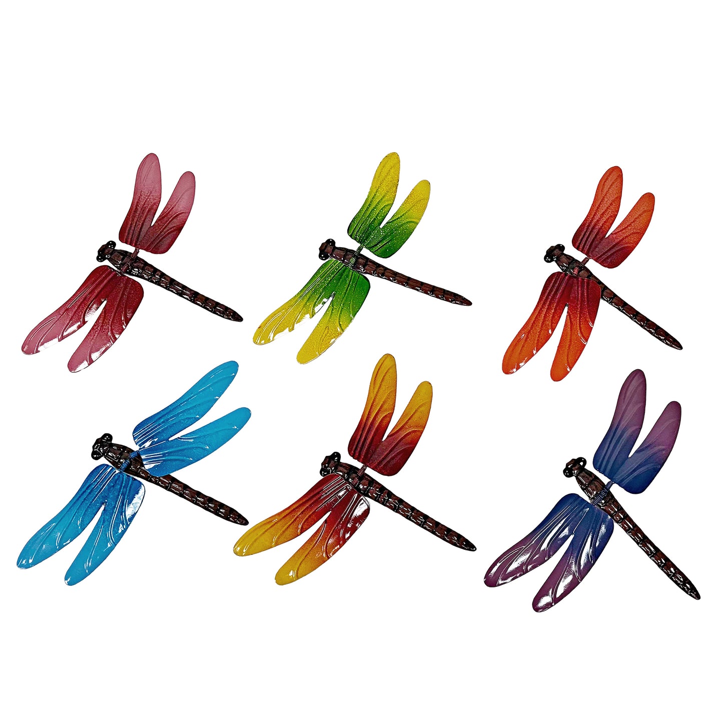 Assorted Dragonfly Garden Stakes