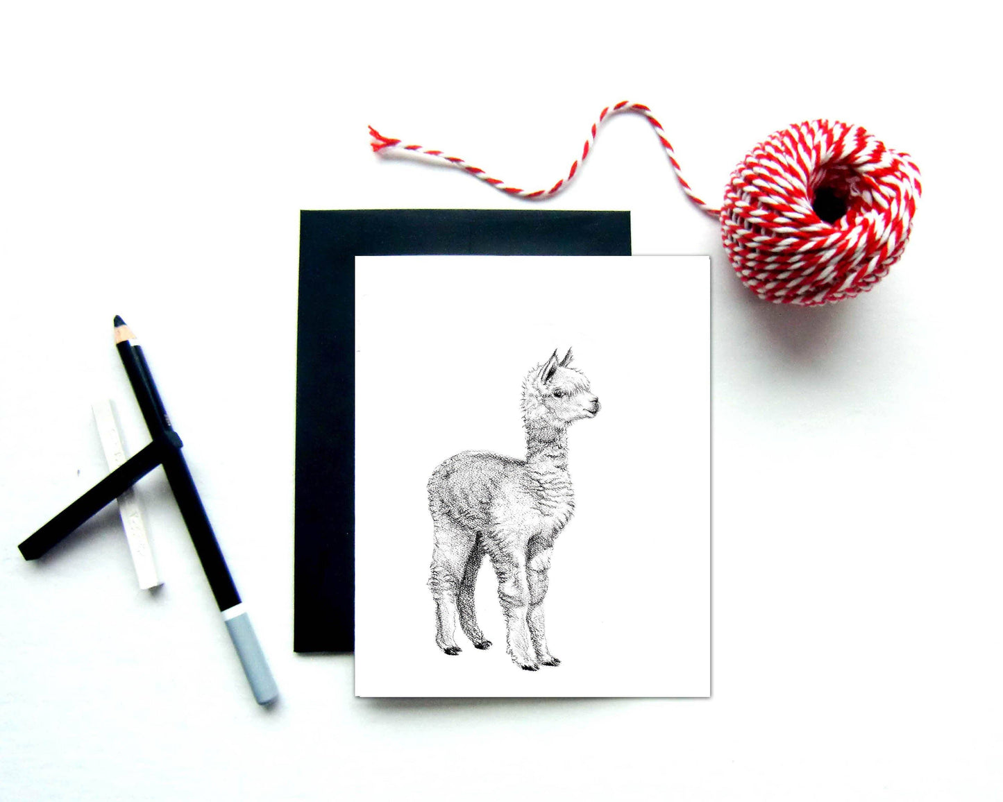 Adorable Alpaca Greeting Card