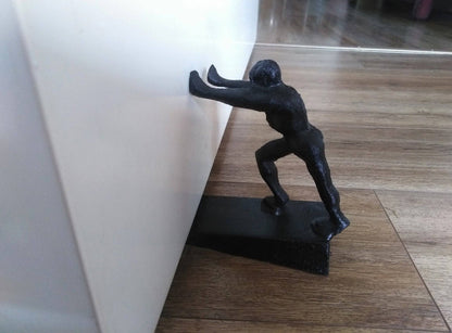 Pushing Man Door Stopper