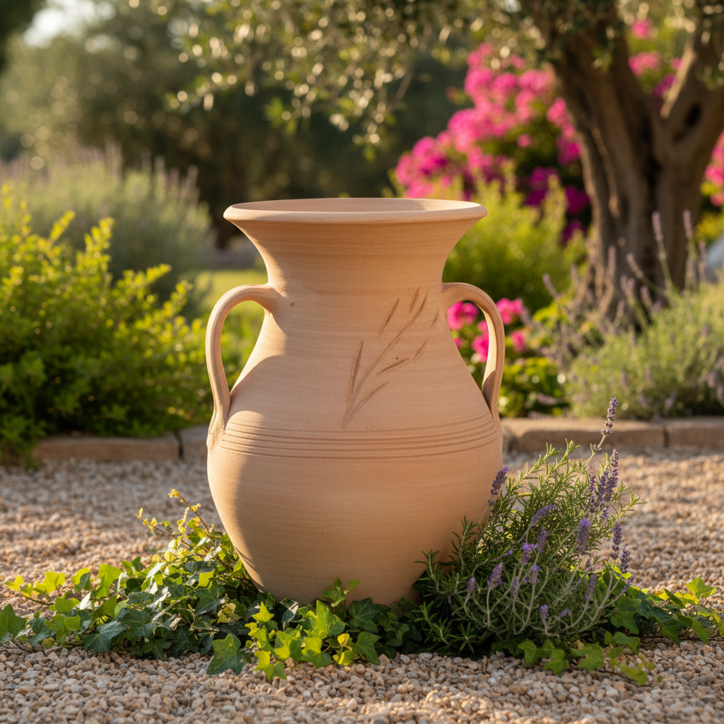 Europe Cretan Terracotta Pot