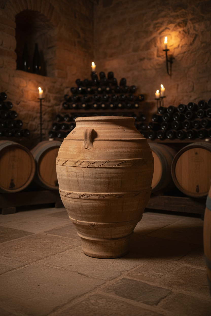 Festos Jar in Wine Cellar
