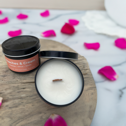 Peaches & Cream Soy Candle 4oz