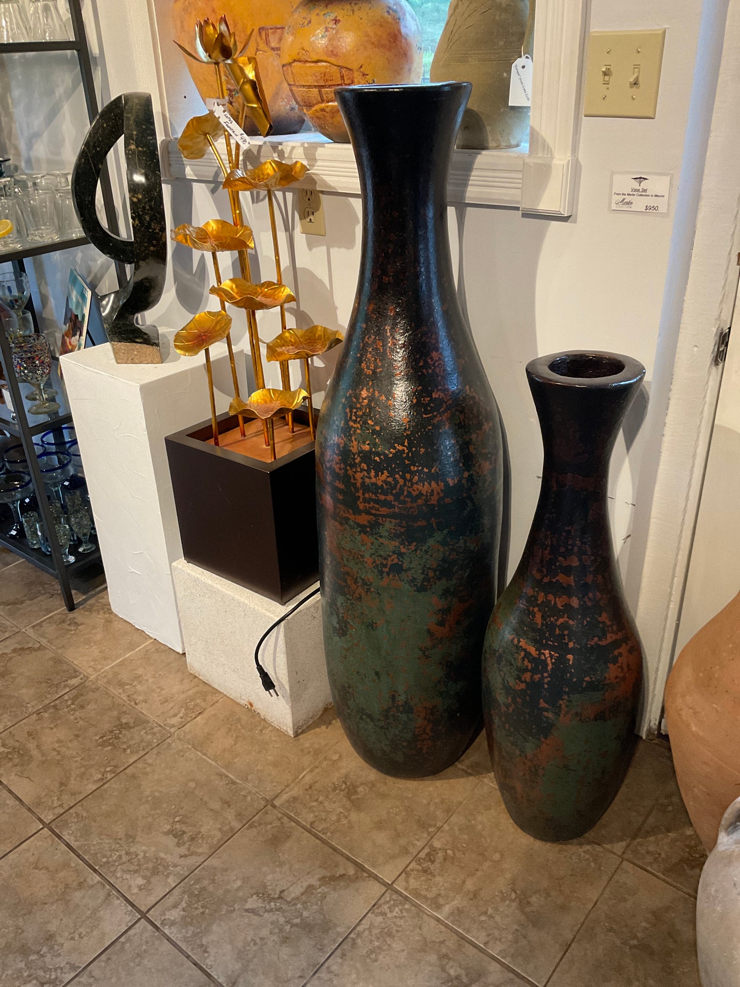 Large Vases- Set of Two