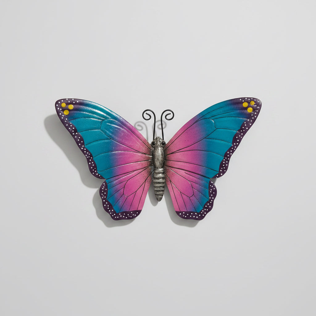 Ceramic butterfly made in Mexico