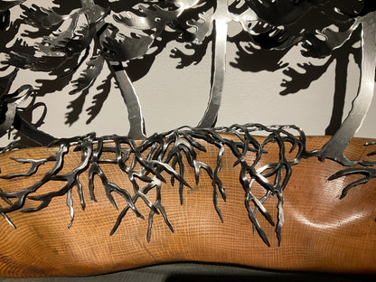 Cathy Mark windswept trees on oak