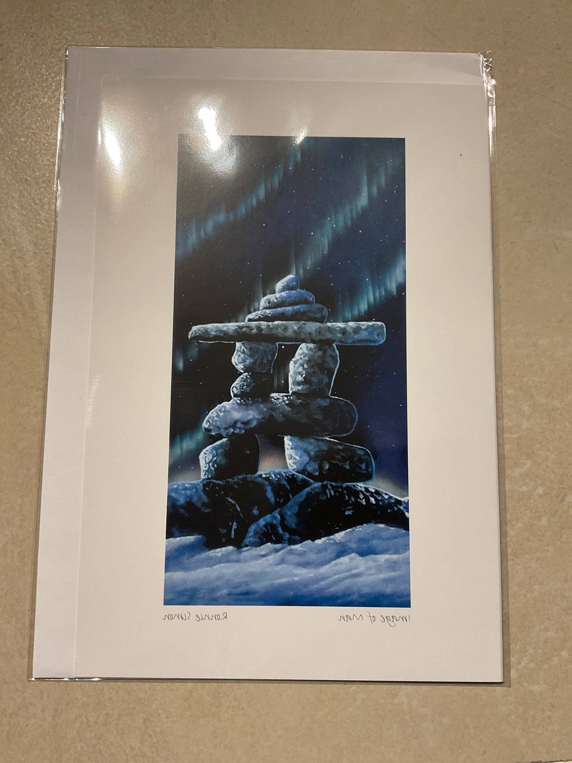 Ronnie Simon Image of Man art card