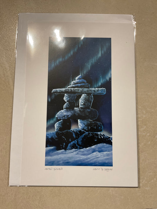 Ronnie Simon Image of Man art card