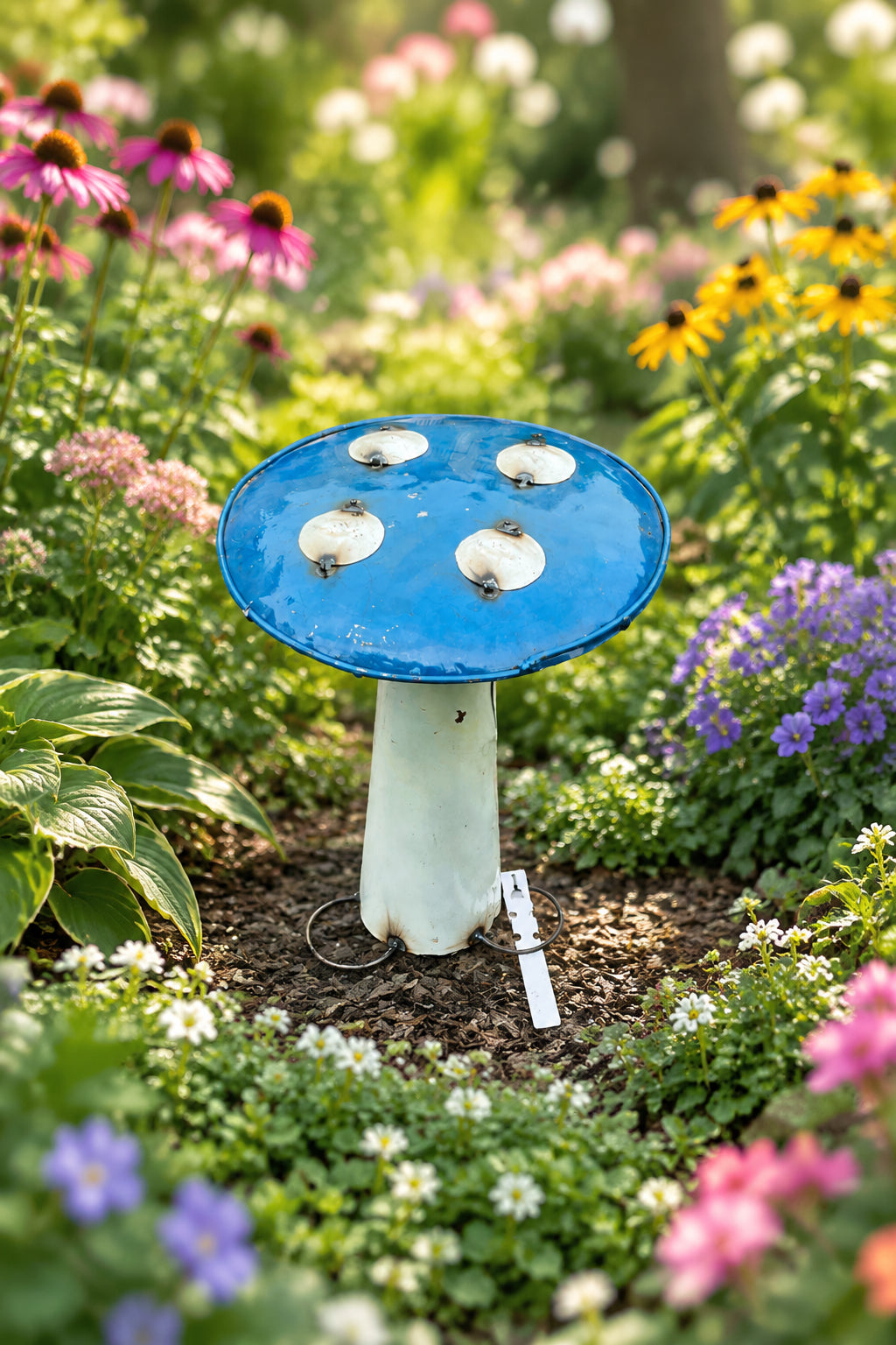 Metal mushroom made in Mexico