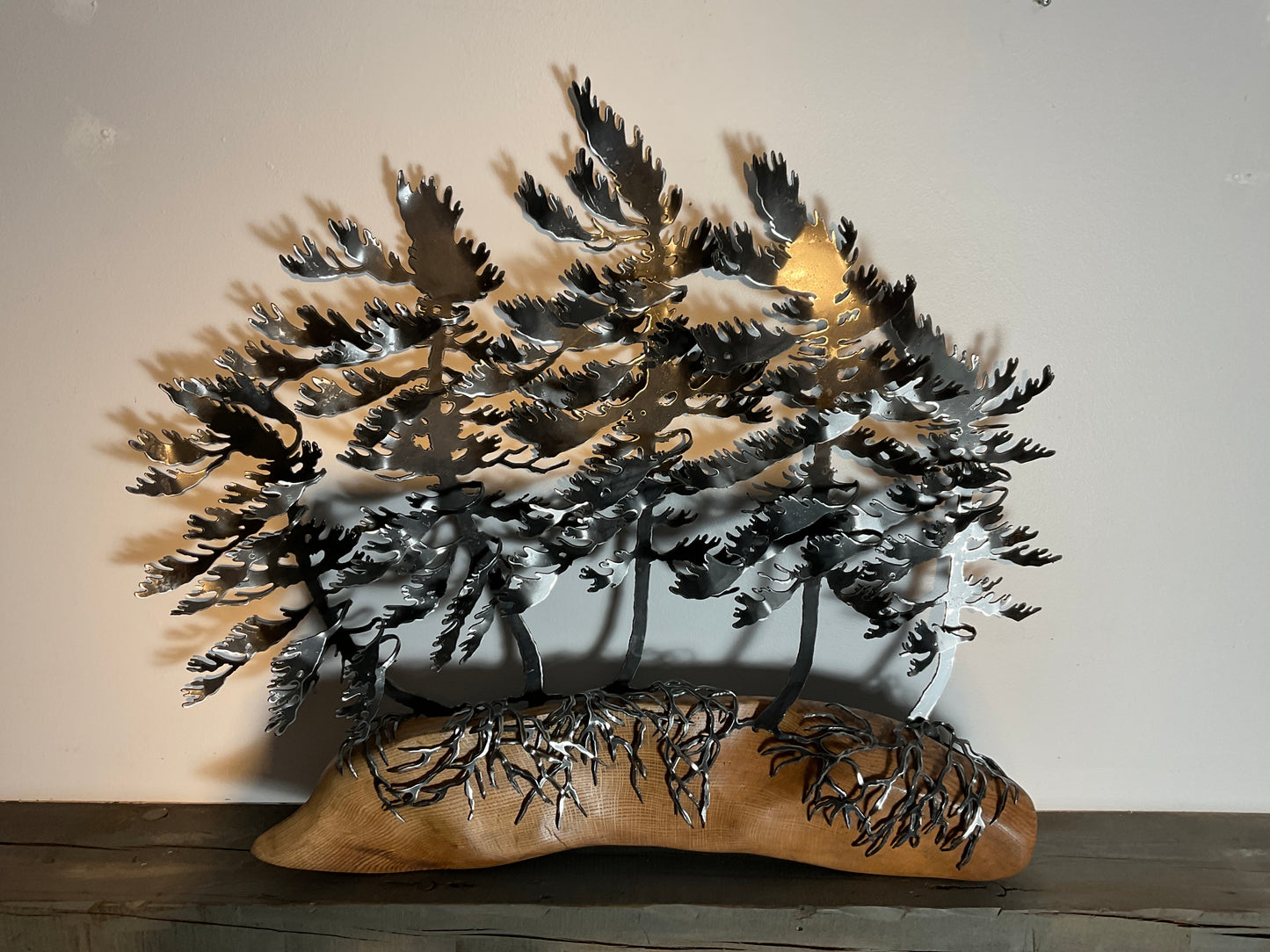 Cathy Mark windswept trees on oak