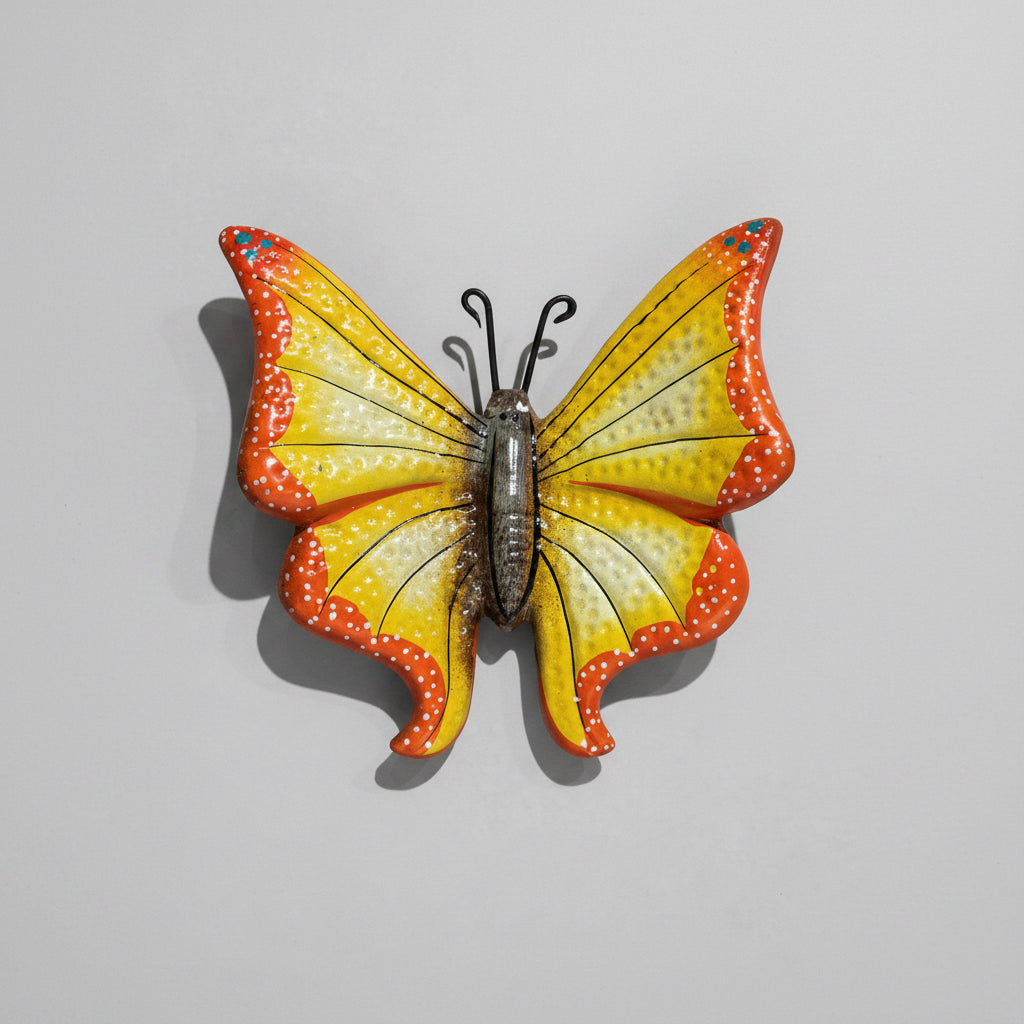 Ceramic butterfly made in Mexico