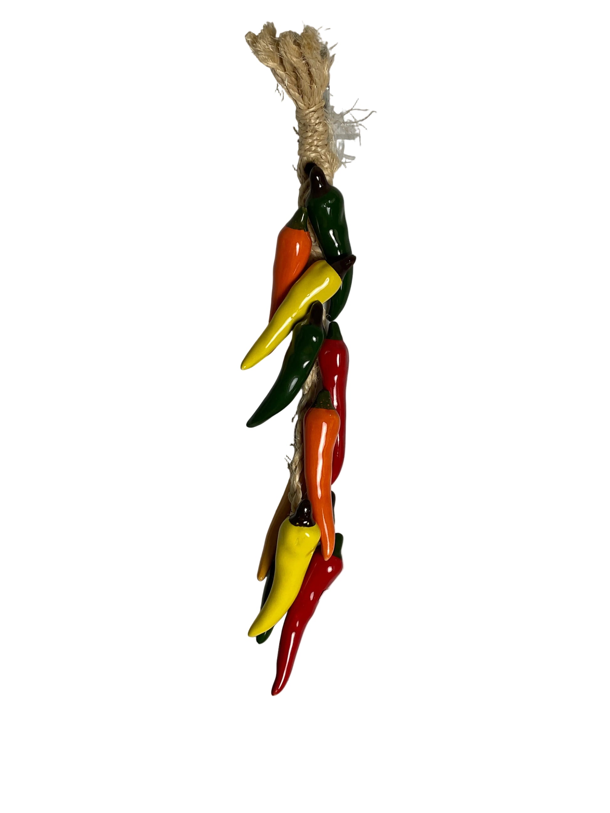 Ceramic chilli peppers made in Mexico