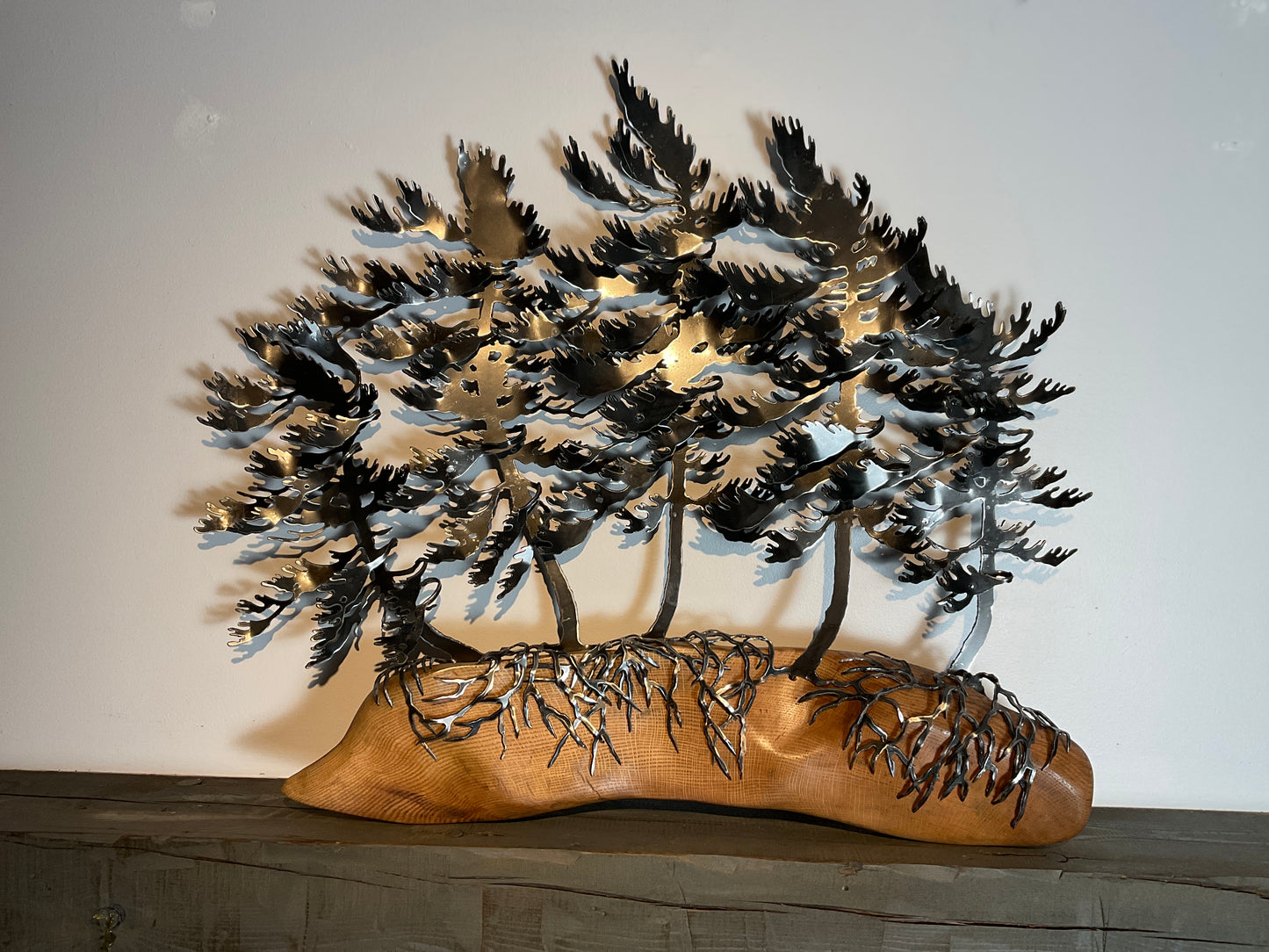 Cathy Mark windswept trees on oak