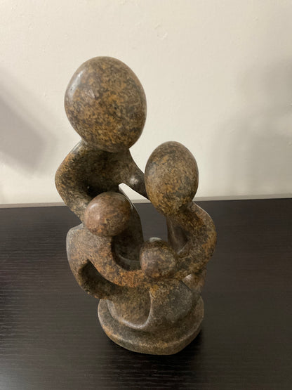 Stone Sculpture-Family of 4 - Ukama 4J
