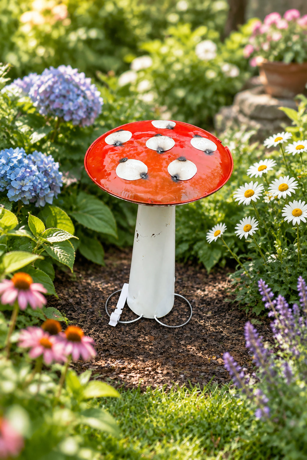 Metal mushroom made in Mexico