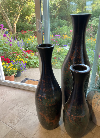 Mexican floor vases