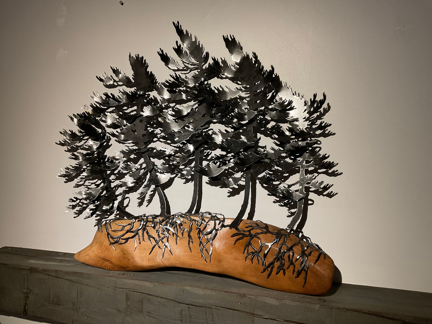 Cathy Mark windswept trees on oak