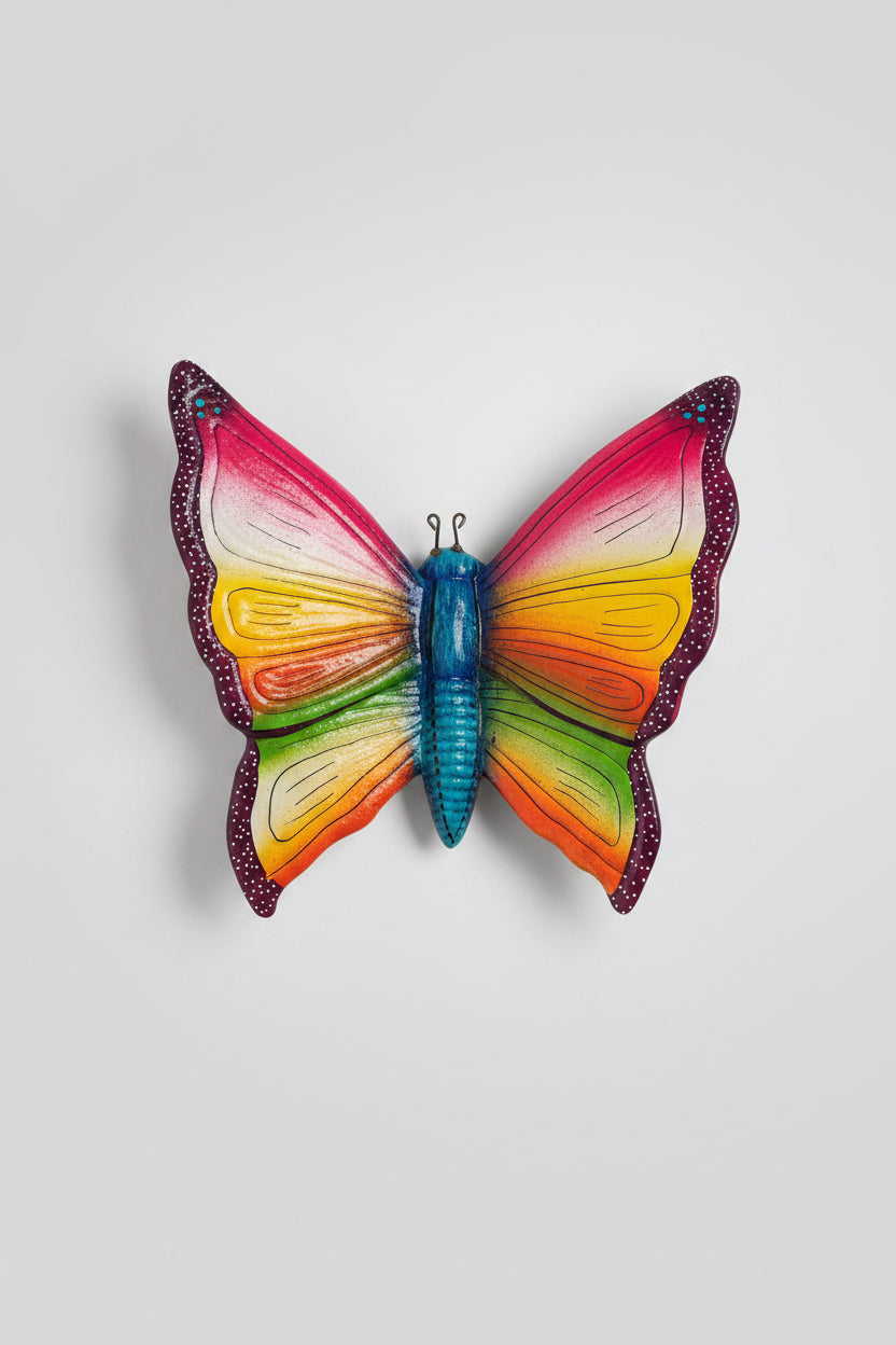 Ceramic butterfly made in Mexico