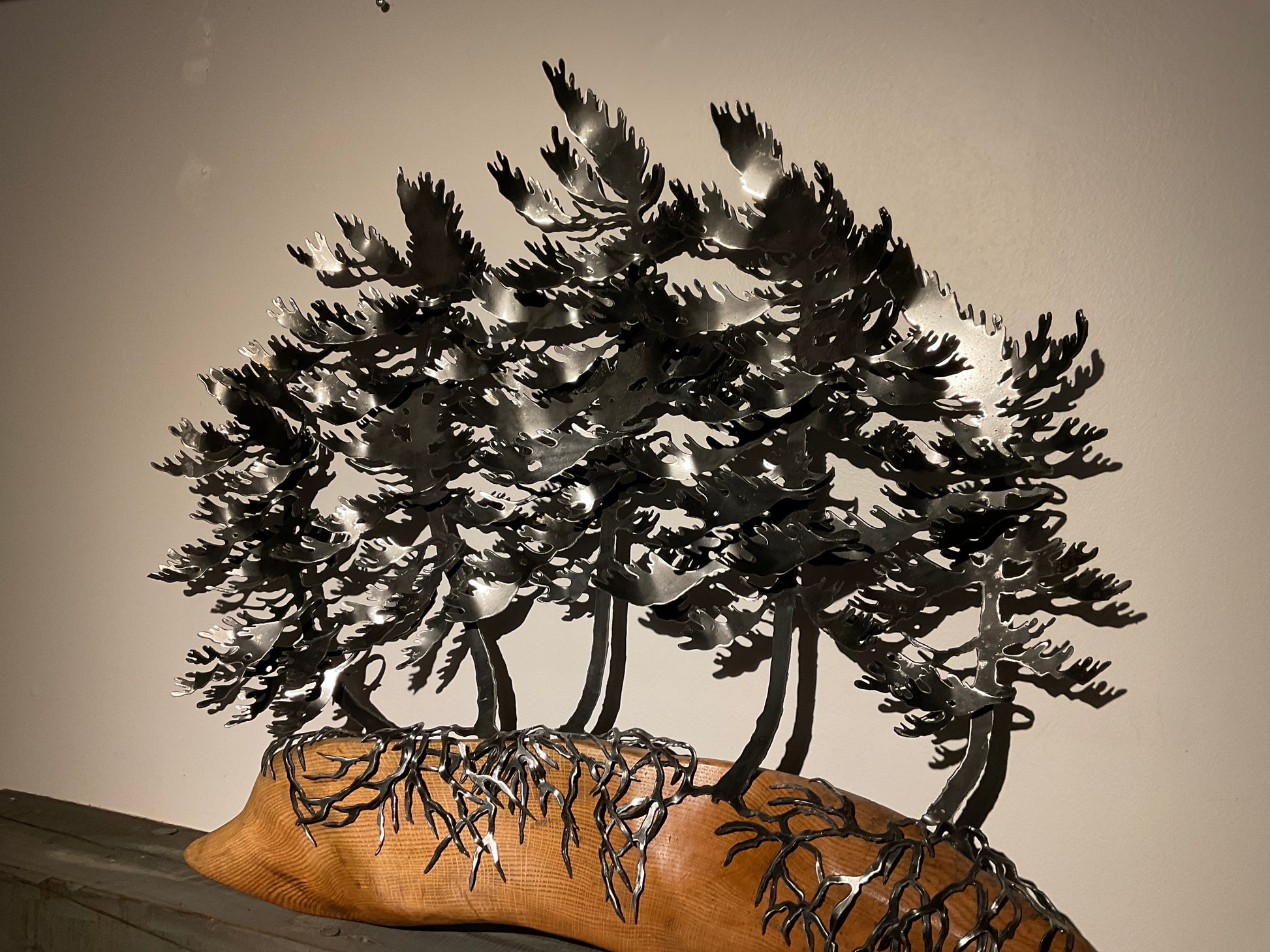 Cathy Mark windswept trees on oak