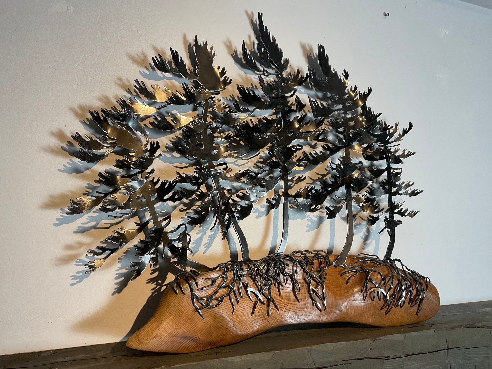 Cathy Mark windswept trees on oak