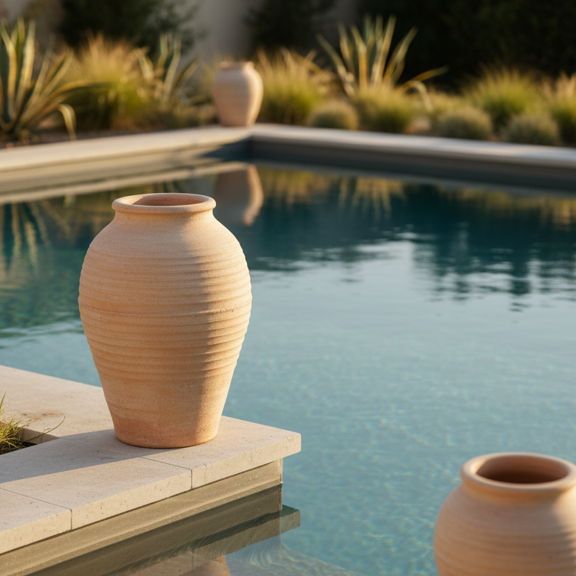 Labyrinth Ribbed by Modern Pool