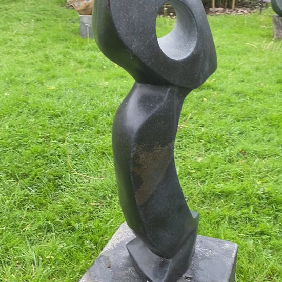 stone Sculpture made in Zimbabwe of an Owl