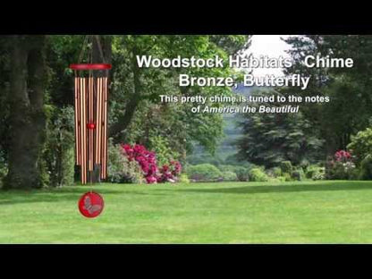 Habitats Butterfly, Bronze Wind Chime by Woodstock Chimes