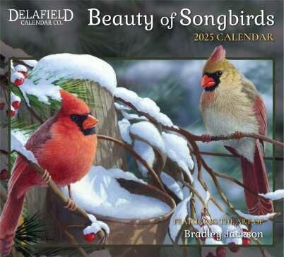 Beauty of Songbirds 2025 Wall Calendar