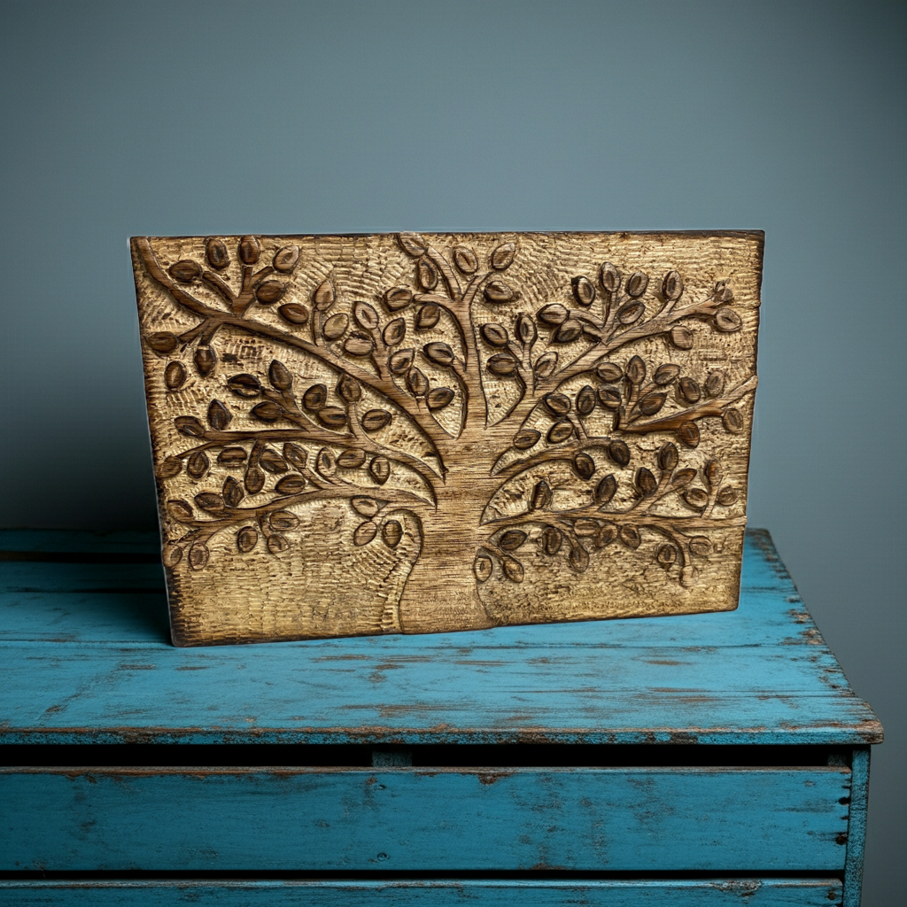 Tree of Life Box - Mango Wood