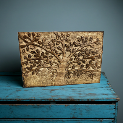 Tree of Life Box - Mango Wood