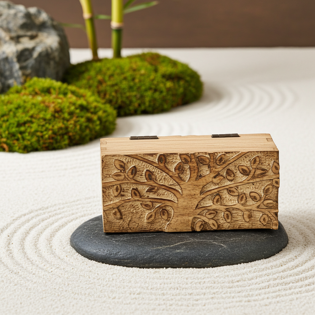 Tree of Life Box - Mango Wood