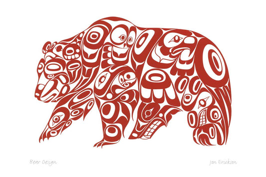 Bear Design Art Card - Jonathan Erickson