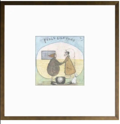 Feels Like Home – Framed Print by Sam Toft (14" × 14")