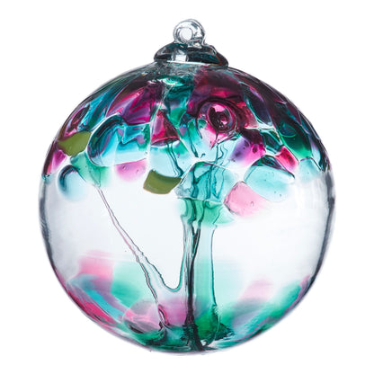 Tree of Harmony Glass Orb - 6"